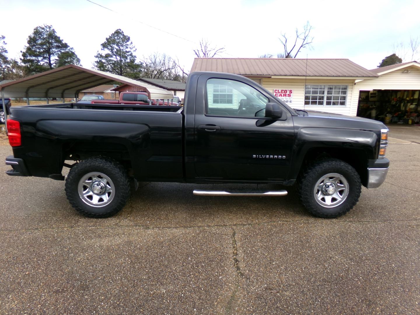 2014 Black /Gray Chevrolet Silverado 1500 Work Truck 1WT Regular Cab 2WD (1GCNCPEH9EZ) with an 4.3L V6 OHV 12V engine, 6-Speed Automatic transmission, located at 401 First NE, Bearden, AR, 71720, (870) 687-3414, 33.726528, -92.611519 - Photo#16